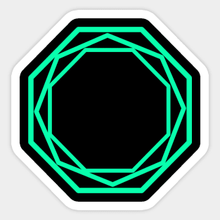 Green Circles Sticker